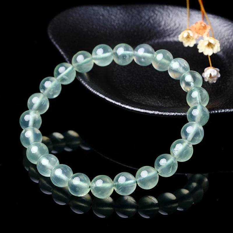 Natural Green Grape Stone Beads Bracelet  Gift