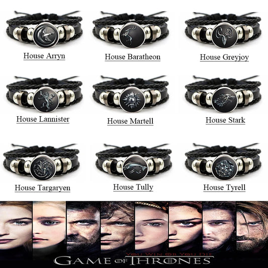 Game of Thrones Multilayer Leather Bracelet