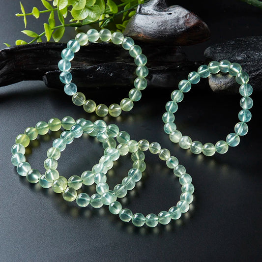 Natural Green Grape Stone Beads Bracelet  Gift